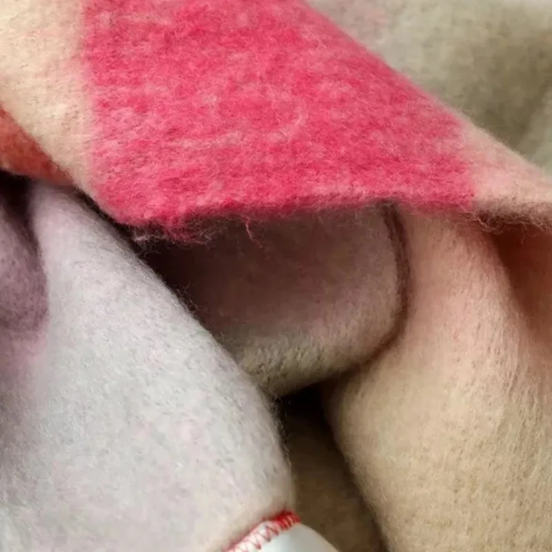 KENSHELLEY горячая Распродажа толстый клетчатый зимний шарф для взрослых с узором в