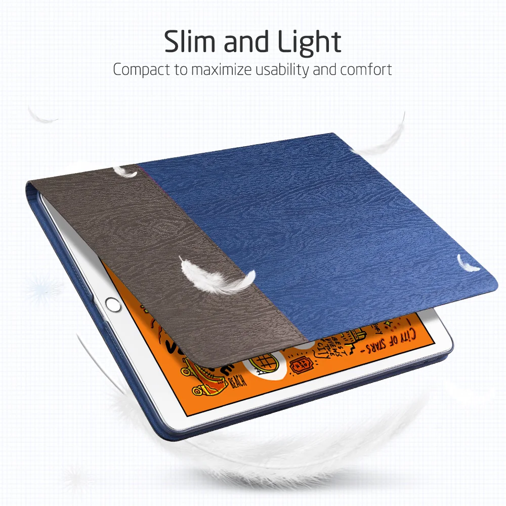 Чехол ESR для iPad Mini 5 mini 4 3 2 1 чехол из ткани Оксфорд с трехслойной подставкой с функцией автоматического сна/пробуждения смарт-чехол для iPad Mini 5