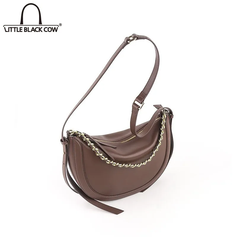 

Fashion Womens Elegant Solid Armpit Design Shoulder Bag Casual Concise 2022 Autumn New Korean Style Office Lady Crossbody Bags
