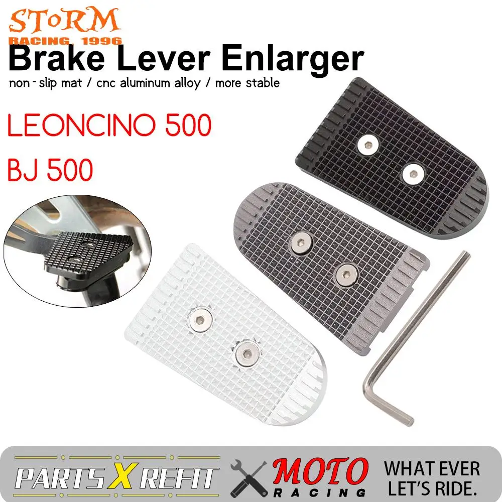 

CNC Motorcycle For Benelli​ Leoncion500 BJ500 Leoncion BJ 500 Rear Foot Brake Lever Pedal Enlarger Extension Rear Brake Pegs