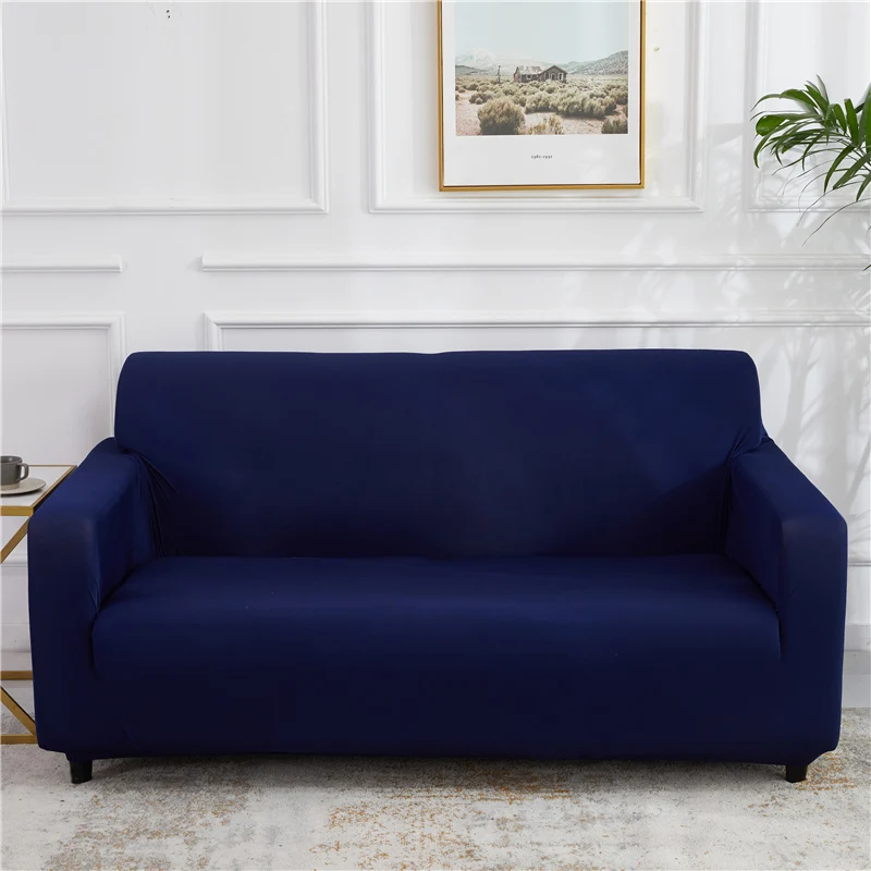 Plain Color Sofa Cover Elastic Stretch Covers for Living Room Couch Corner Sectional 1/2/3/4-seater | Дом и сад