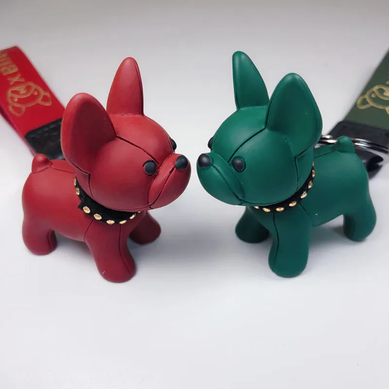 2021 Новый Ключик в виде популярной комикс-игры с боем между собаками, модный ключик для пары, подвеска на сумку, милый кукольный ключик, креативные аксессуары для автомобиля из кожи.