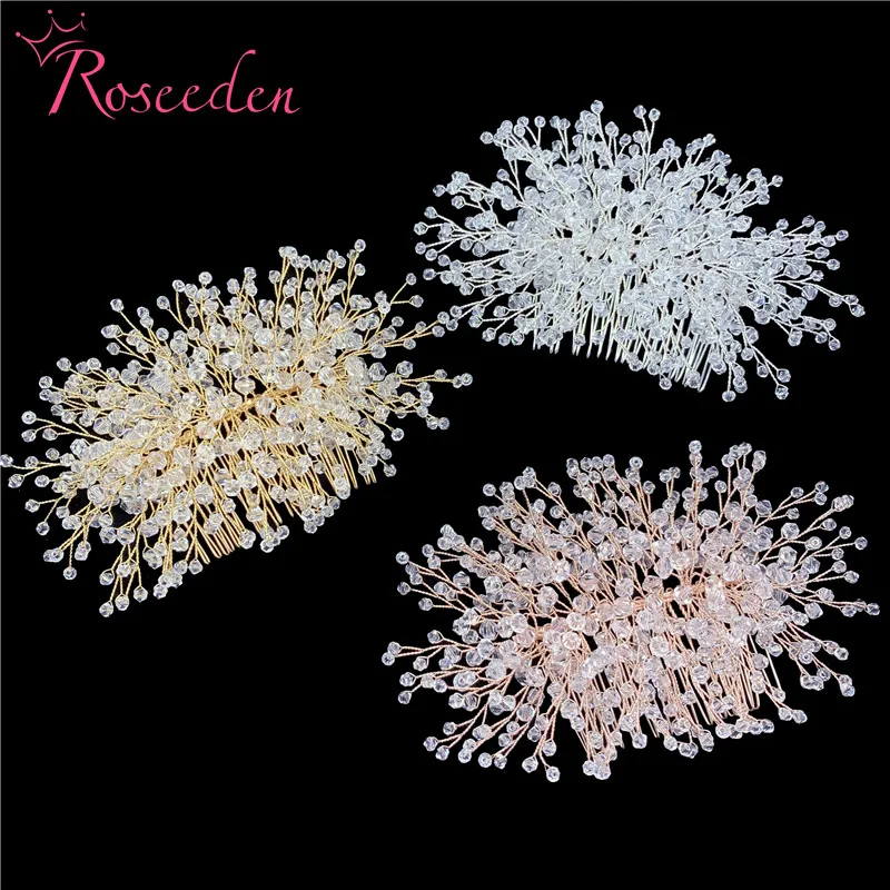 Расческа для волос с блестящими кристаллами тиара аксессуар волос|Украшения