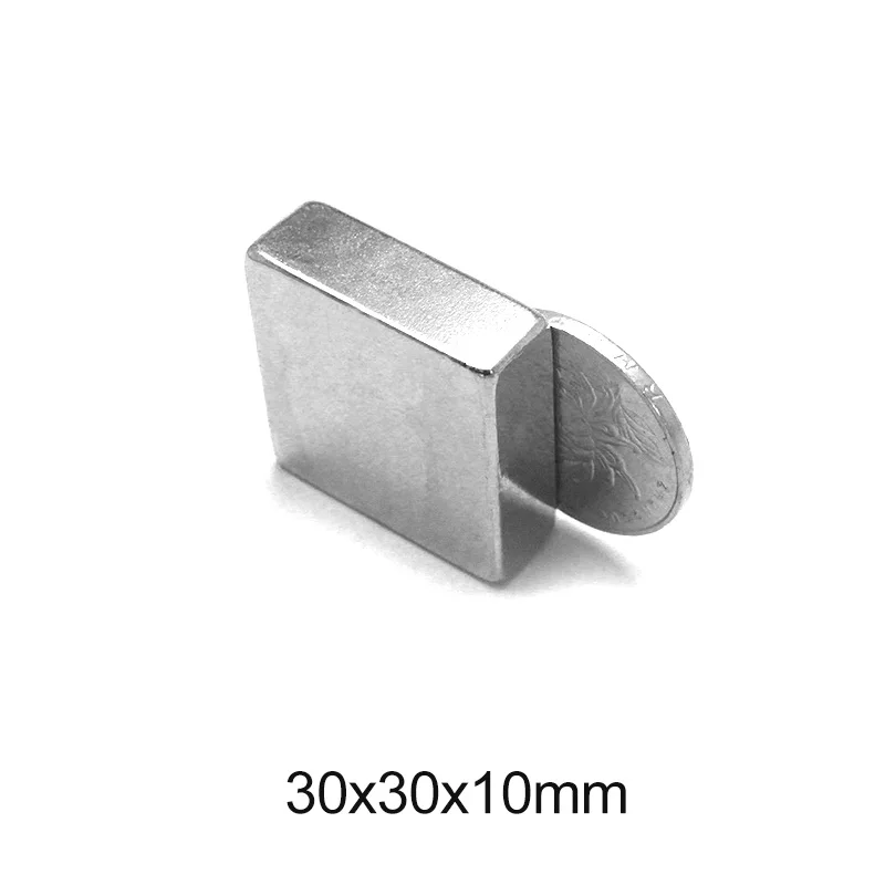 

1/2/3/5PCS 30x30x10 Thick Quadrate Permanent Magnets 30mmX30mm Neodymium Magnet 30x30x10mm Super Strong Magnet 30*30*10
