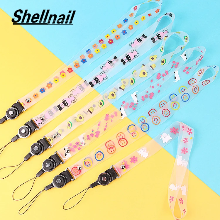 Shellnail МОБИЛЬНЫЙ ТЕЛЕФОН Lanyard съемный расширяющийся прозрачный ремень для iPhone iProd