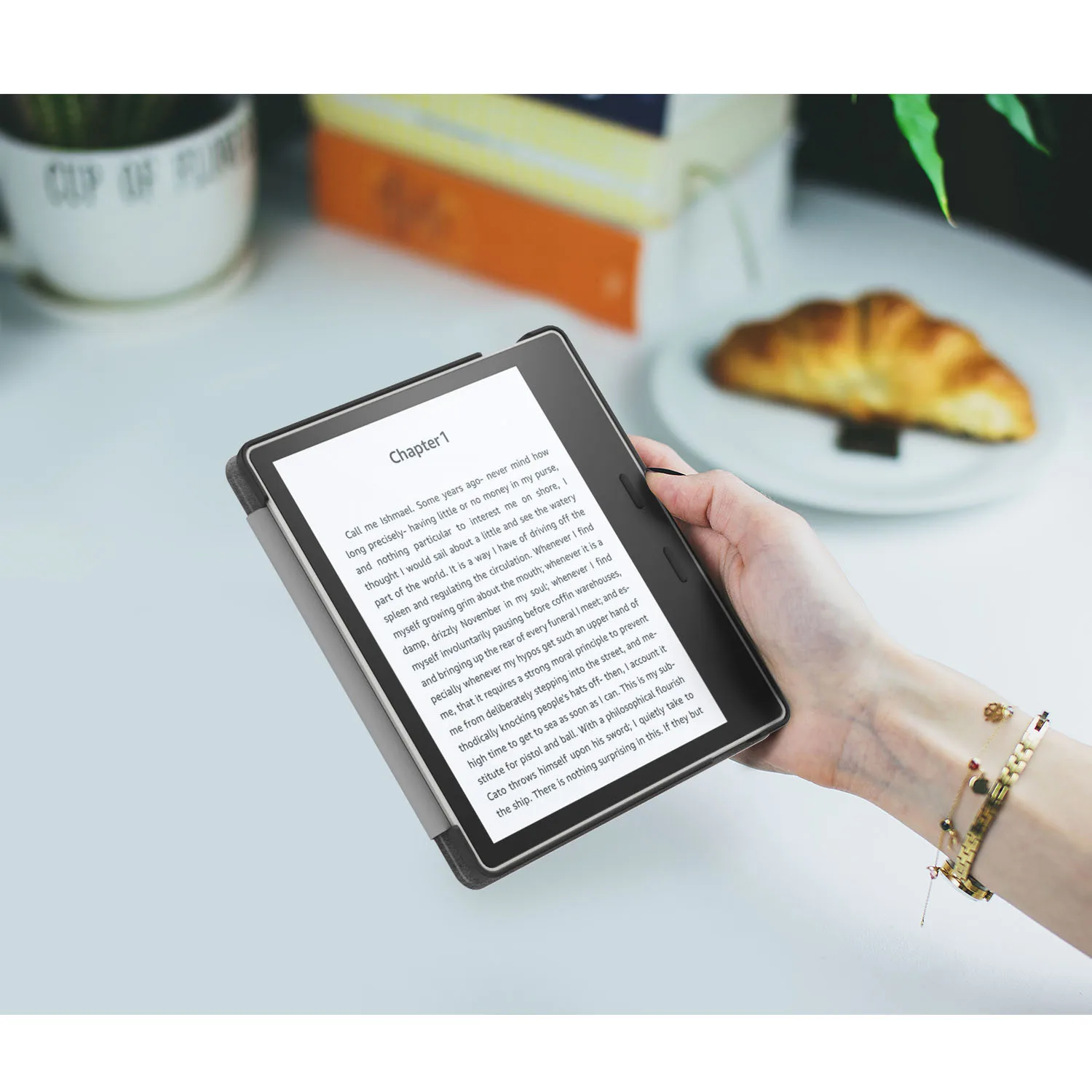 Чехол для нового Kindle Oasis(только 9 и 10 поколения, и выпуска), Сверхлегкий чехол премиум класса