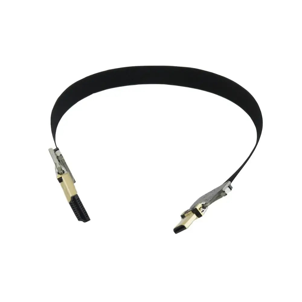 1x FPV HDMI тип A штекер к Micro позолоченный FPC плоский Соединительный кабель 20 см