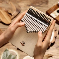 17 key kalimba calimba wooden thumb piano keyboard musical instrument mini piano christmas gift with accessories