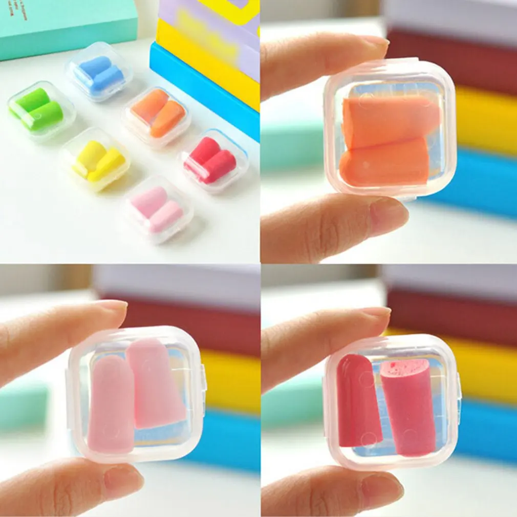 

Soft Silicone Ear Plugs Sound Insulation Ear Protection Earplugs Anti Noise Snoring Sleeping Plugs For Travel Noise Reduction