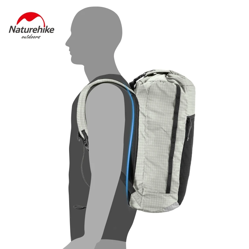Рюкзак Naturehike 20L сверхлегкий рюкзак дышащие дорожные сумки Dyneema водонепроницаемый