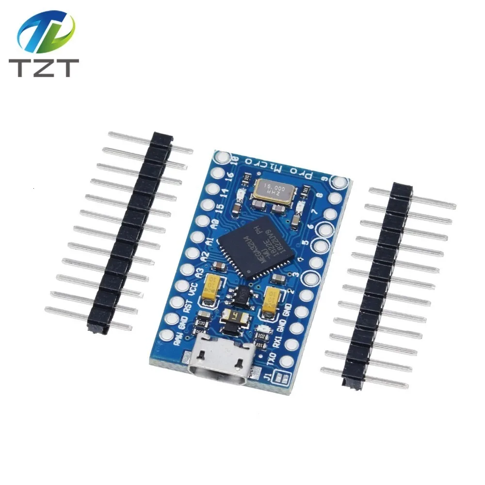 Завеса Pro Micro ATmega32U4 5V 16 МГц заменить ATmega328 для arduino Pro Mini с 2 Row штыревые для Leonardo Mini Usb Интерфейс