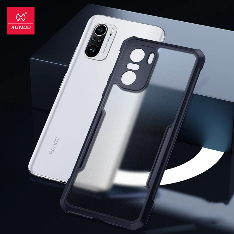 

For Poco F3 Case,For Redmi K40 Pro Case,Xundd Bumper Shell-With Airbag Technology,Back Transprent Case For Poco F3 5G