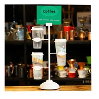 fashion 3 tiers cola cup mug holder stand kitchen cup holder mug storage rack coffee mug beverage tea cup display organizer