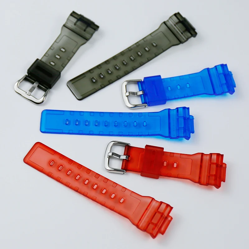 Аксессуары для часов Casio прозрачный ремешок из смолы BABY-G BA-110 111 112 120 34A пряжка 14 мм
