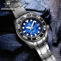 addies dive 2021 new men stainless steel watch sapphire bgw9 luminous watch 200m diving ceramic bezel nh35 automatic watches