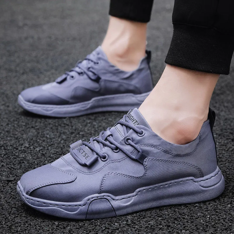 

Мужские кроссовки из ПУ кожи, Повседневная Уличная обувь с низким верхом и мягкой подошвой, дышащие спортивные, для фитнеса, бега
