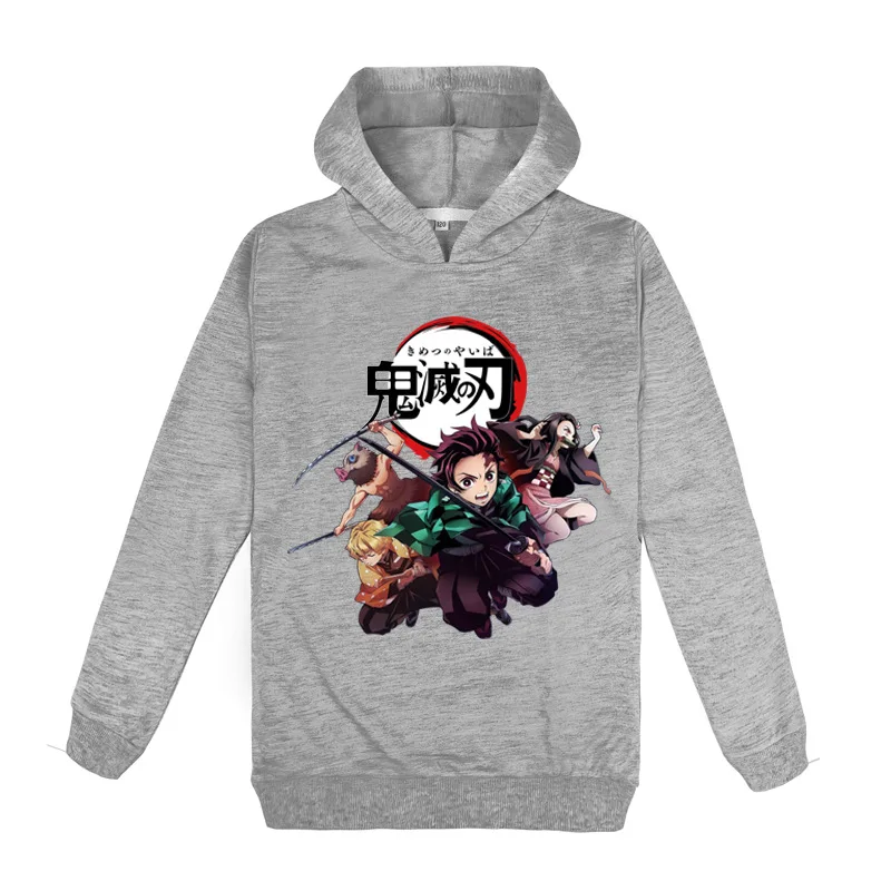 

2020Kimetsu no YAIBA! Children's and girls' printedCcartoon Fashion Spring autumn Winter long sleeve Hoodie