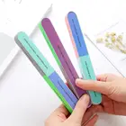 Акриловый акриловый буфер для ногтей рандомных цветов, пилка для дизайна салона ногтей, инструмент для маникюра, 6-сторонний скраб