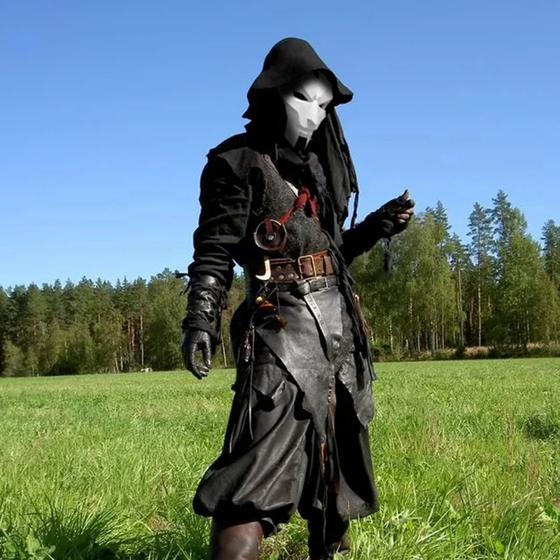 Khada Jhin лицевая маска Бумажная модель низкая поли 3D Бумага Ремесло Искусство
