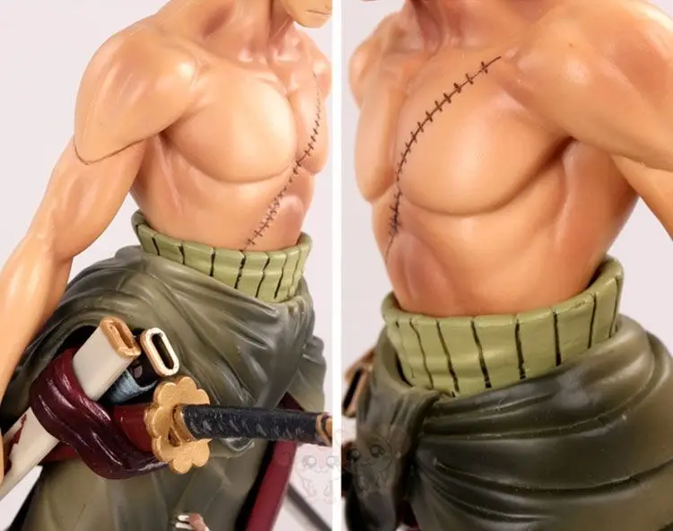 

Hot Anime Roronoa Zoro Figure SHF PVC 26cm One-Piece Action Figures Anime Toys Zoro Model Action Figures For Kids