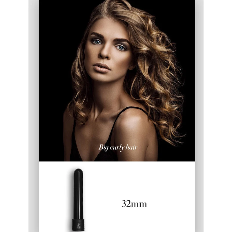 

6 in 1 Tube Changing Curling Set With LED and Temperature Adjustment Function for Beauty Styling KG66