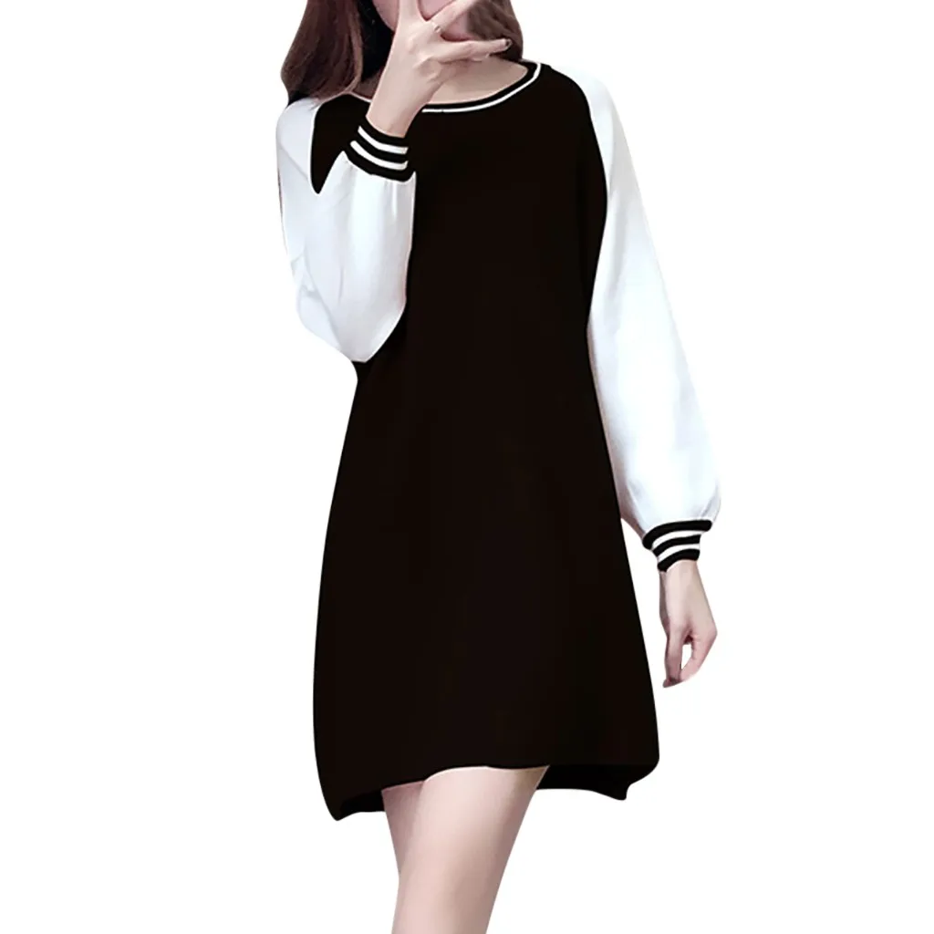 Женское платье с длинным рукавом в японском и корейском стиле модное женское до