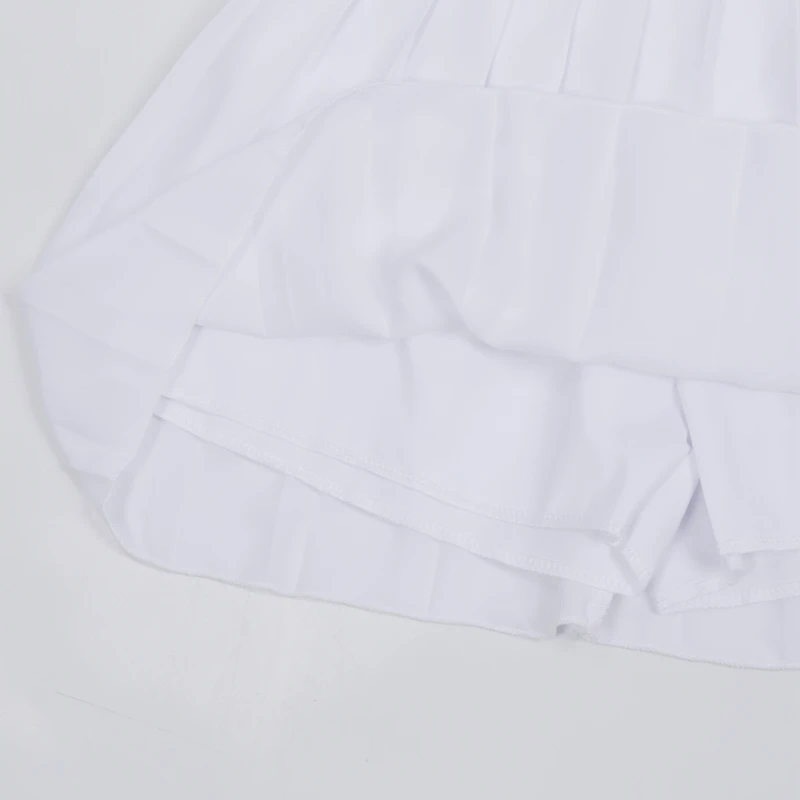 

Summer Solid Color Pleated Sports Fashion Casual Pleated Skirt