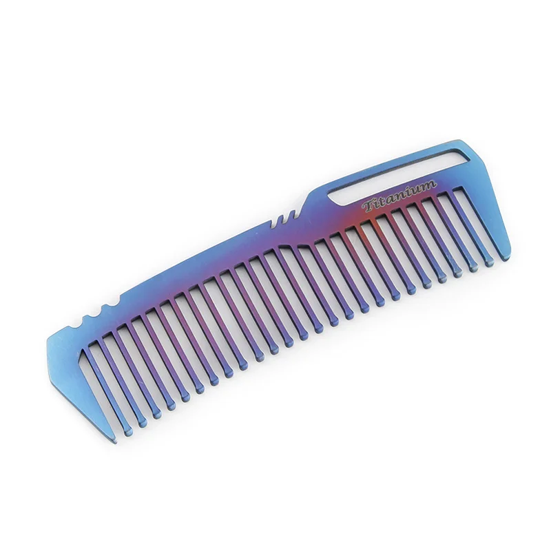 

Mini Portable Titanium Alloy Comb EDC Super Light Titanium Comb EDC Outdoor Small Accessories