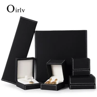 oirlv black jewelry box ring braceletnecklace box ins style gorgeous jewelry display box surprise for girlfriend