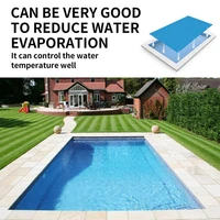 swimming pool cover rectangle pool solar tarpaulin insulation film dustproof rain proof pe floor mat outdoor garden pool lid