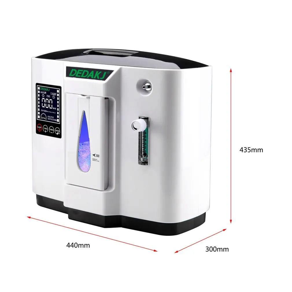 

DEDA 1A 1-6L Adjustable Oxygen Flow Household Oxygenerator for Elderly Pregnant Women Oxygen Making Machine