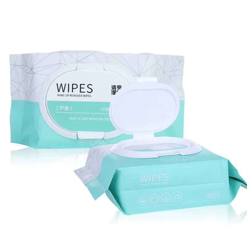 

Disposable Wipes Mild Stimulate 80PCS/BOX Remover Wet Wipes Hand Facial Part Universal
