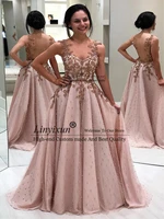 new arabic floor length sweetheart amazing a line appliques prom dresses with beaded long formal illusion back evening gowns