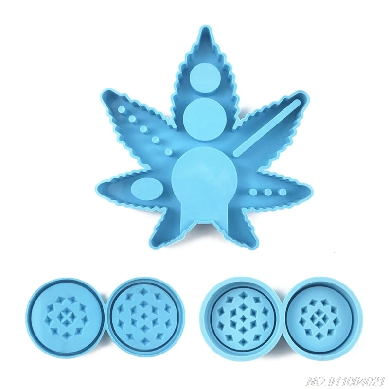 

Leaf Serving Tray Plate Board Epoxy Resin Mold Cigarette Spice Grinder Case Silicone Mould DIY Crafts Ornaments Tool Wholesales