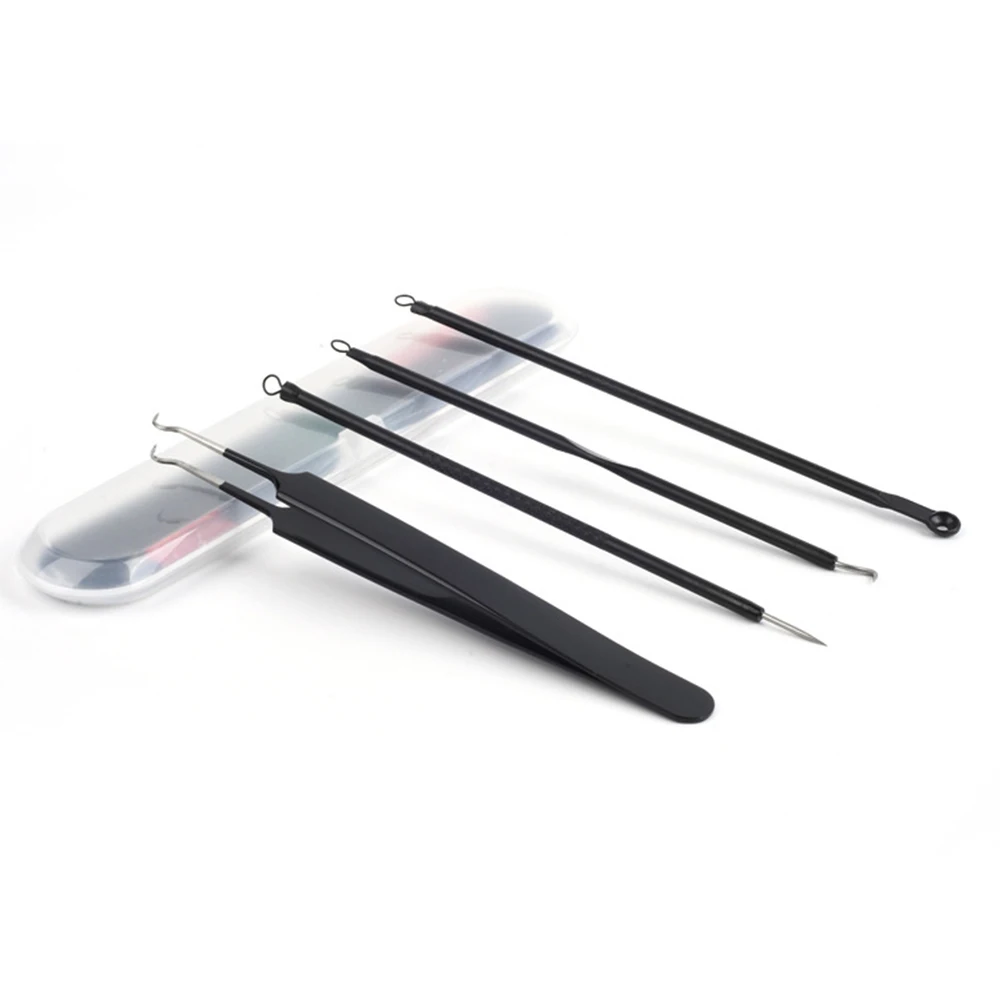 4 шт. пинцет для удаления чёрных точек на лице|Устройство ухода за кожей лица| |