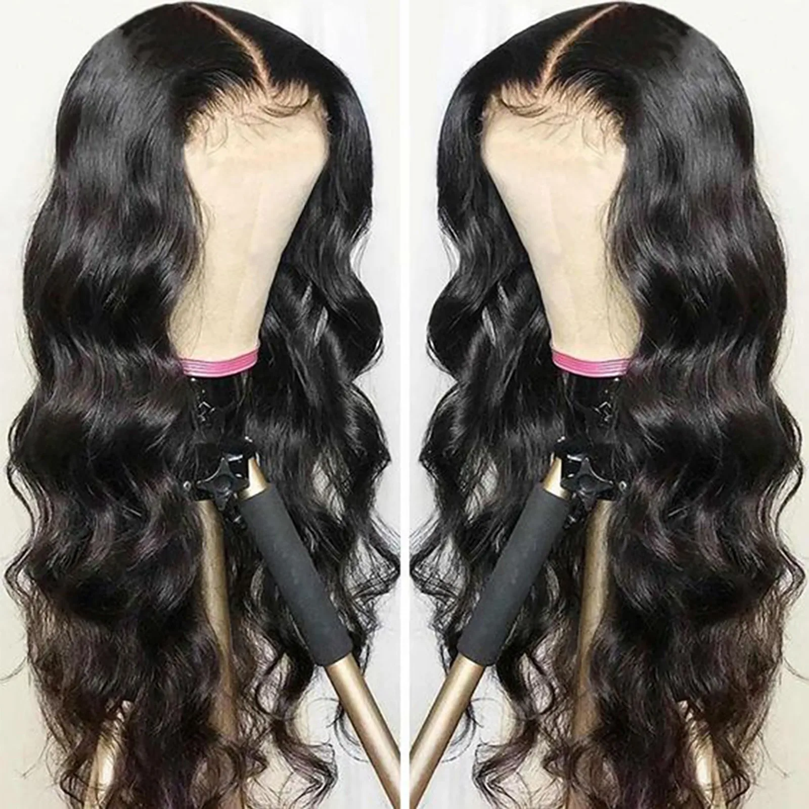 

Lace Front Wigs Human Hair Body Wave Lace Frontal Wig Pre Plucked With Baby Hair High Temperature Silk Headwear Hairs