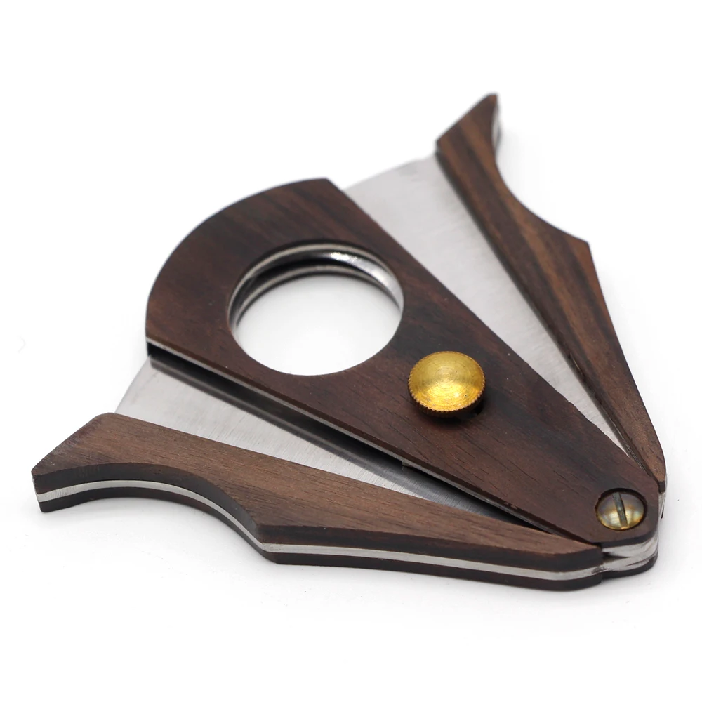 GALINER двойной острый сигарный нож портативная сигара гильотина дерево