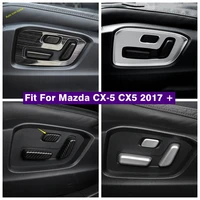 interior refit kit door buttons frame seat adjustment decoration panel cover trim fit for mazda cx 5 cx5 2017 2022 accessories