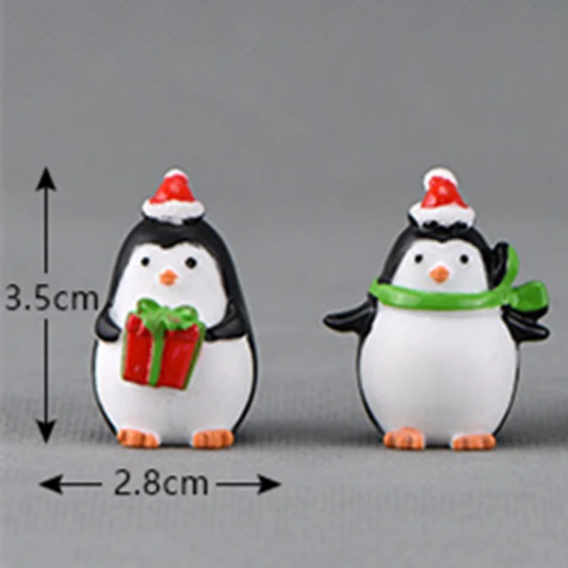 

Cute Mini Penguin Landscape Christmas Ornaments Micro World Garden Bonsai Small Penguin Micro Landscape Home Garden Decor