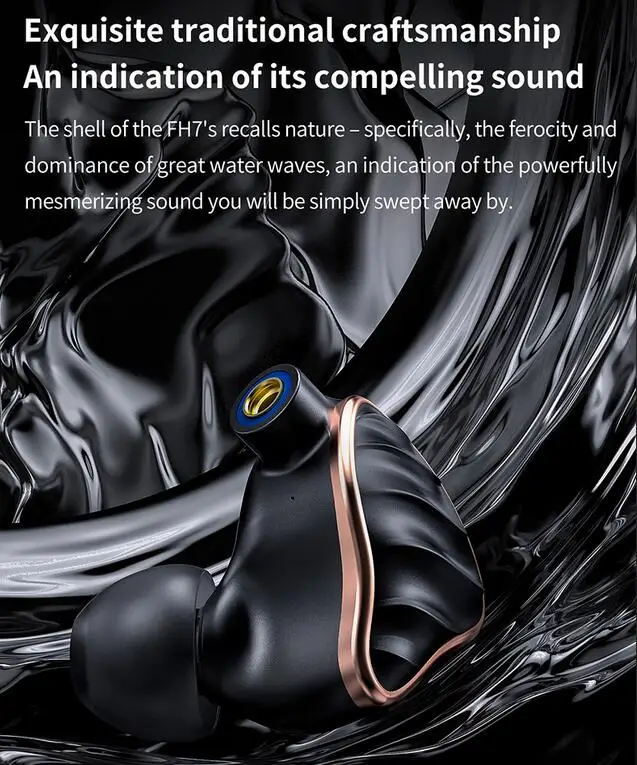 Флагманские Hi Fi наушники FiiO FH7 гибридные Наушники Res Бериллиевая мембрана 5