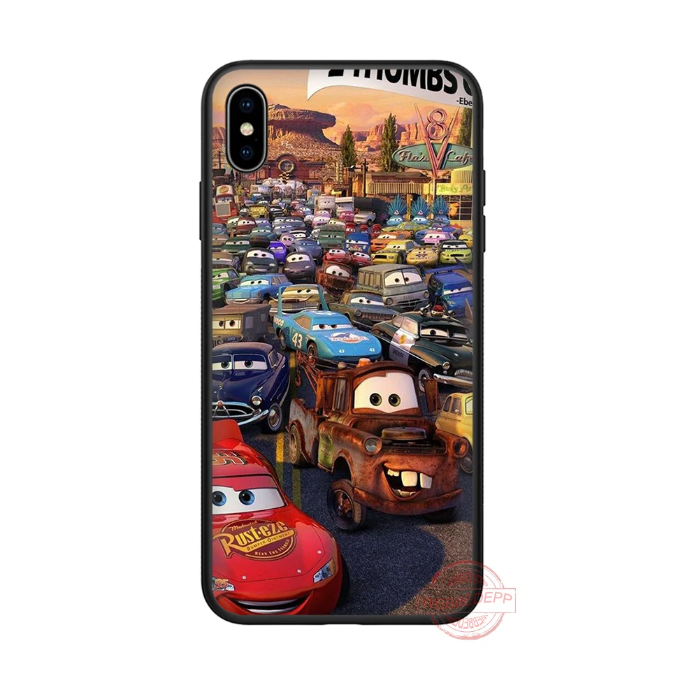 WEBBEDEPP Lightning mcqueen Мягкий силиконовый чехол для телефона iPhone 5 6 7 8 Plus X XS XR Max.11 11peo 11proMax
