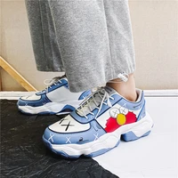 shoes man street casual sneakers anime hip hop shoes unisex casual shoes running shoes cosplay school outdoor daddy shoes