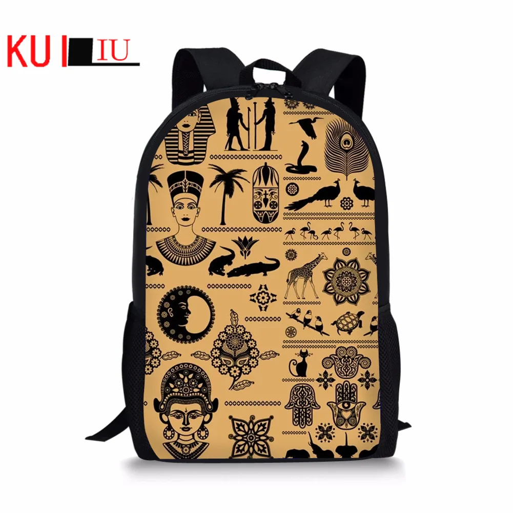 

Ethnic Style 3D Print Women Travel Backpacks Teens Boys Girls Elementary Backpack Personality Photo Custom Kids School Bags Gift