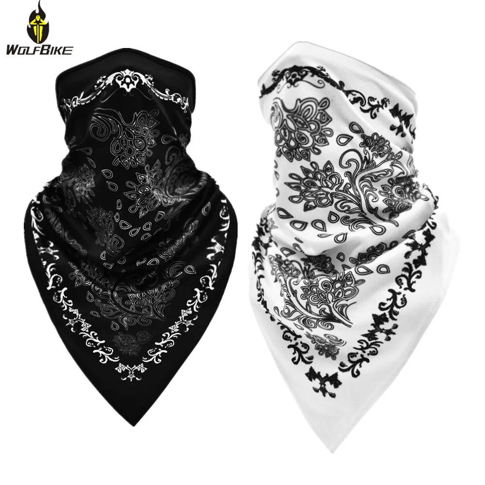 Треугольный шарф WOSAWE 3D велосипедные маски для лица дышащая повязка на голову с