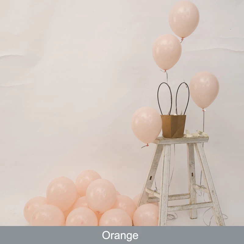 Orange Macaroon 50~ 100 шт./пакет 10in латексных воздушных шаров с 33 Цвета надувные свадебные украшения воздушный шар с надписью "Happy Birthday" Вечерние материалы воздушных шаров - Цвет: Orange Macaroon
