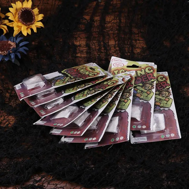 

10PCS Halloween Trick Prop Itching Powder Prank Party Supplies Perfect for Joke Surprise April Fools' Day