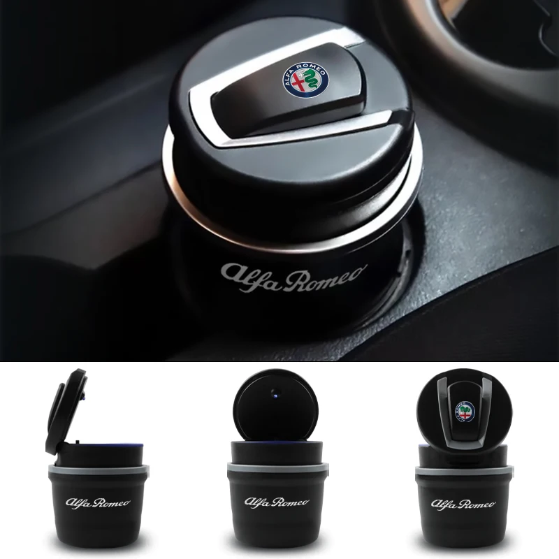 Автомобильные светодиодные пепельница Бездымная авто огнестойкий сигарета