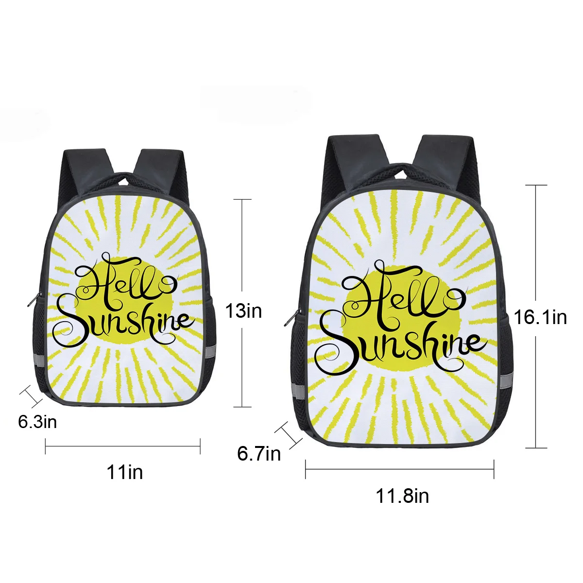 Милый мультяшный рисунок Hello Sunshine сумка для ноутбука открытый рюкзак рюкзаки