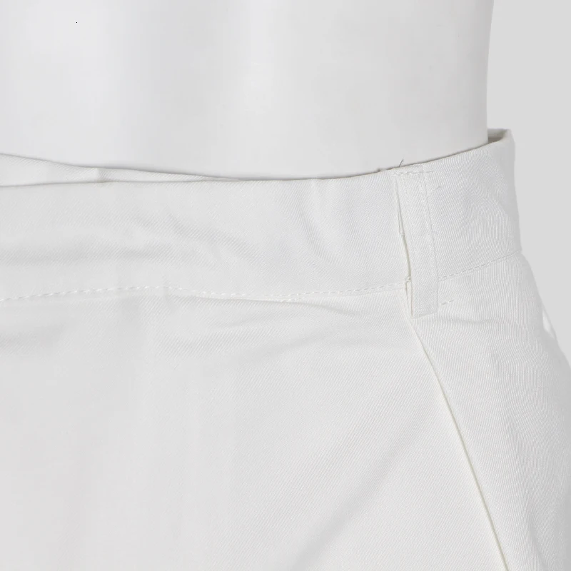 VGH Elegant Solid High Waist Women Pants Button Pleated Slim Straight Long Trousers Female Fashion Summer Korean New