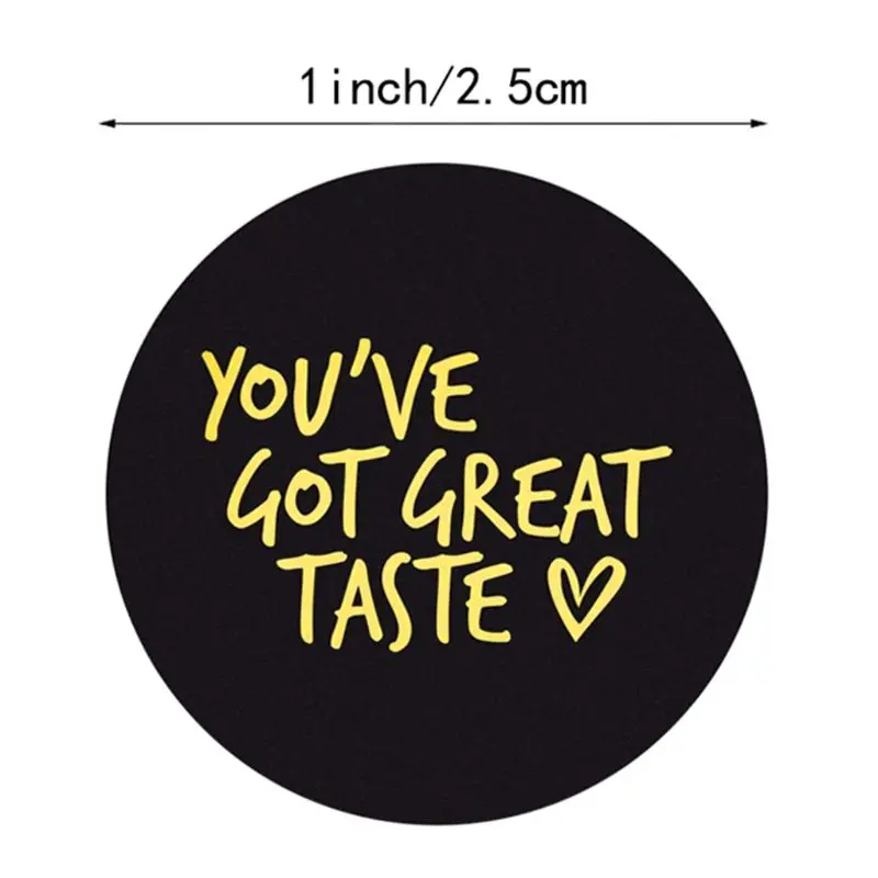 Наклейки ручной работы круглые этикетки для упаковки скрапбукинга украшения